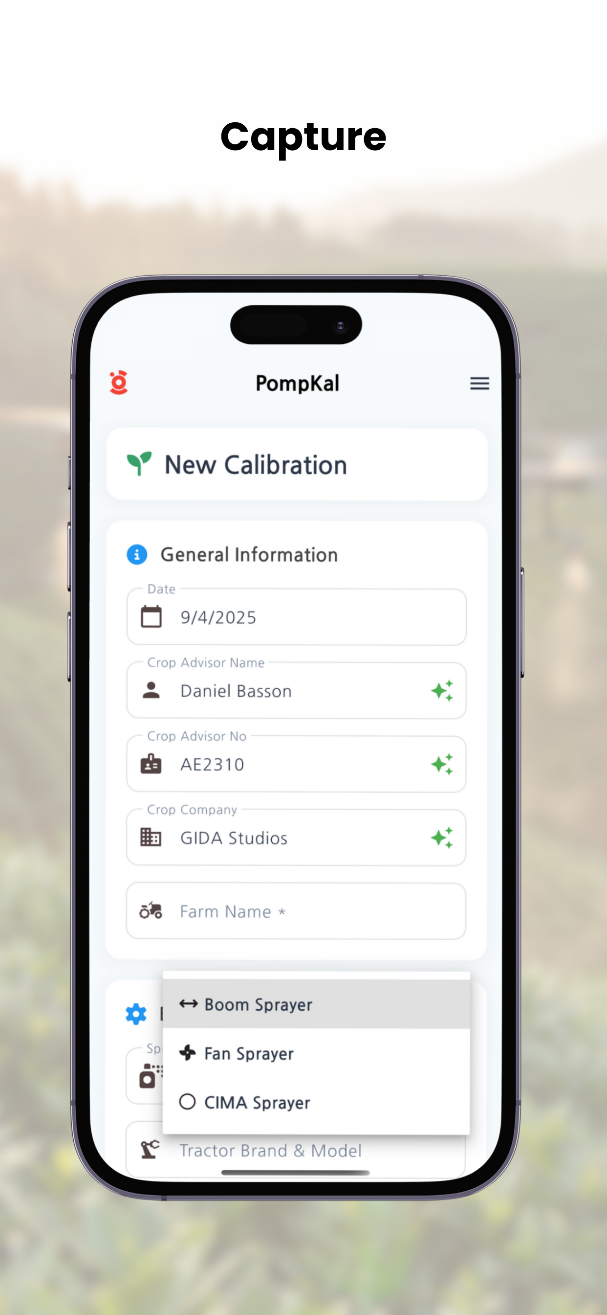 PompKal Calibration Details